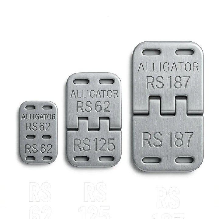 Grampa alligator galvanizada